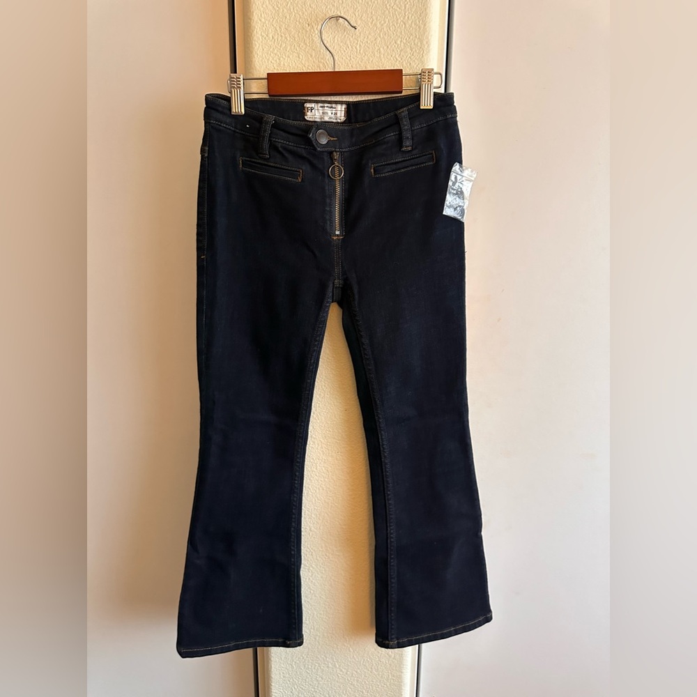 Free People Cropped Flare Jeans